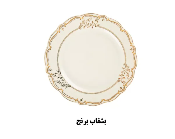 سرویس ۱۲ نفره چینی پردیس برند ایزابل نیوبن طرح پائولا - Image 3