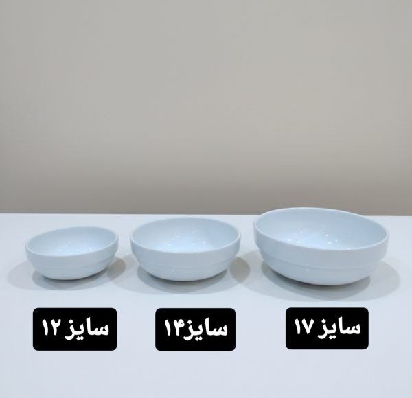 کاسه ۱۲ چینی ماست خوری هتلی توس مشهد - Image 2