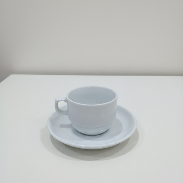 فنجان چای خوری چینی توس مشهد سفید ساده - Image 2